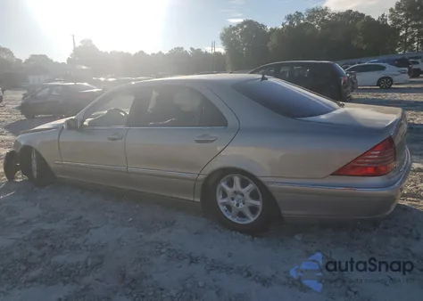2002 Mercedes-Benz S 430 из США, поврежденный, VIN WDBNG70J92A275817